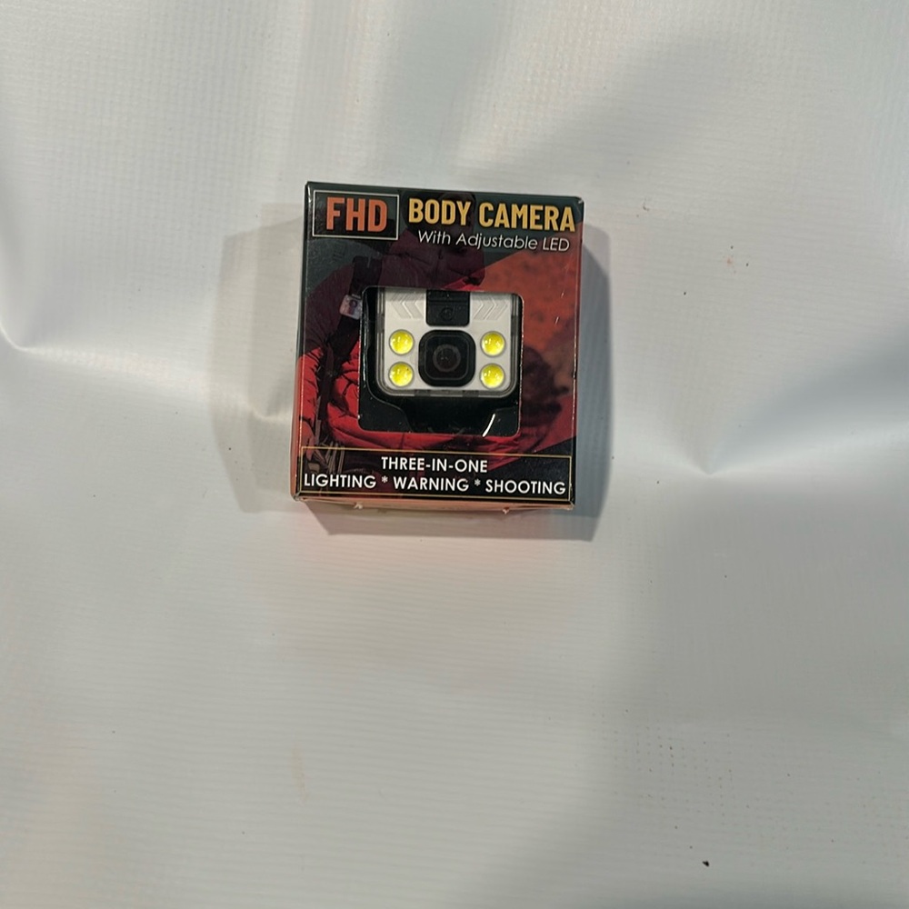 Body camera 3 in one flash light camera